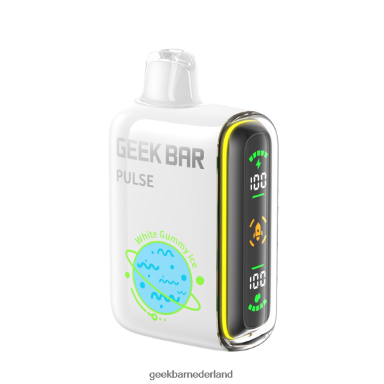 Geek Bar Pulse 15k wegwerpdamp wit gomachtig ijs Z8VN68 Geek Bar On Sale