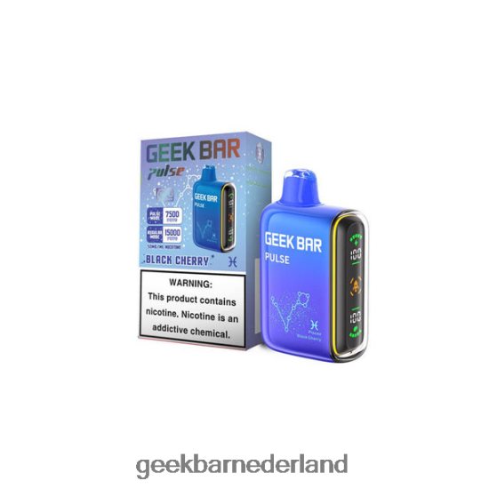 Geek Bar Pulse wegwerpbaar zwarte kers Z8VN12 Geek Bar Amsterdam